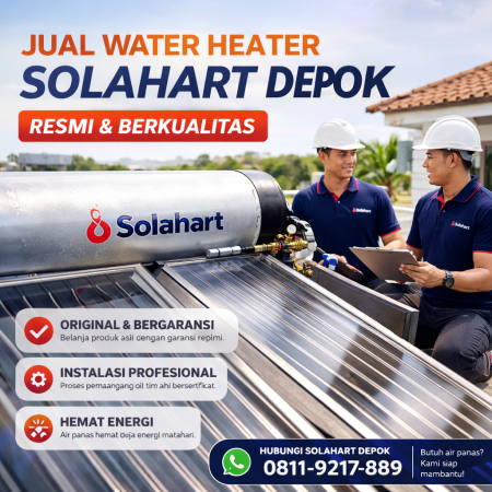 Jual Water Heater Solahart Depok Resmi & Berkualitas: Solusi Air Panas Hemat Energi untuk Hunian Modern